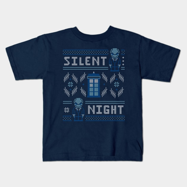 Silence Night Kids T-Shirt by machmigo